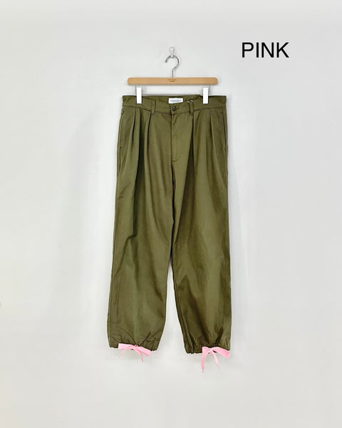 MASH UP MILITARY TROUSERS OLIVE