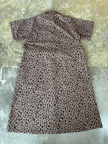 【THOUSAND MILE】SHIRT ONE PIECE | LEOPARD |