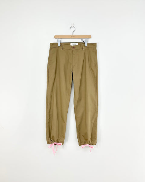 MASH UP MILITARY TROUSERS BEIGE