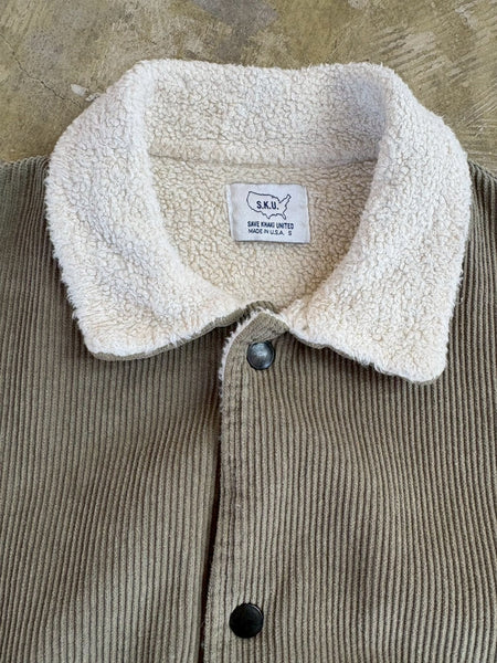 [SAVE KHAKI UNITED] CORDUROY BOA BLOUSON | BEIGE