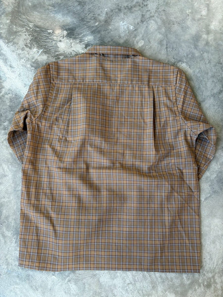 【South2 West8】One-up Shirt -Wool Plaid Cloth