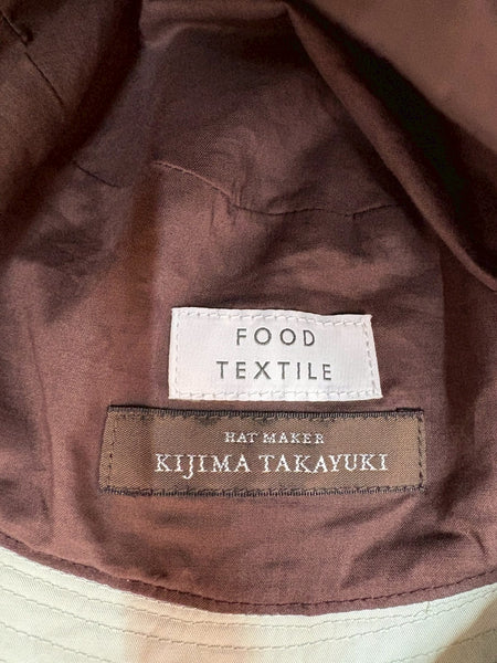 【KIJIMA TAKAYUKI】BUKET HAT WITH FOOD TEXTILE | GREEN