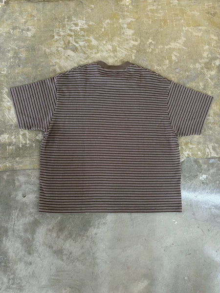 【EVCON】BORDER TEE | KHAKI