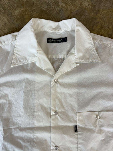 【Fraizzoli】SHORT SLEEVE SHIRT BLOUSON |  WHITE