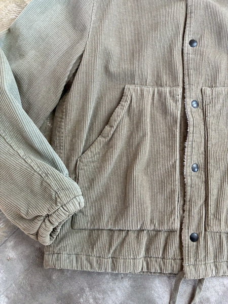 [SAVE KHAKI UNITED] CORDUROY BOA BLOUSON | BEIGE
