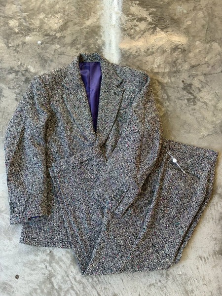 【Needles】2B Jacket - W/R/N/AC/PE Fancy Cloth