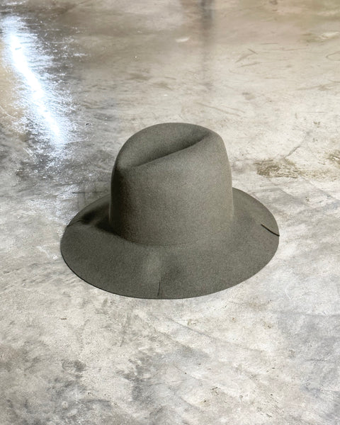 KIJIMA TAKAYUKI DARTS FELT HAT KHAKI