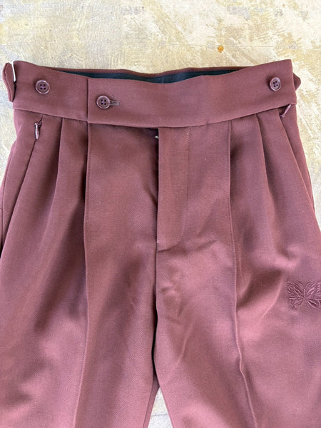 【Needles】TUCKED SIDE TAB TROUSER | RED