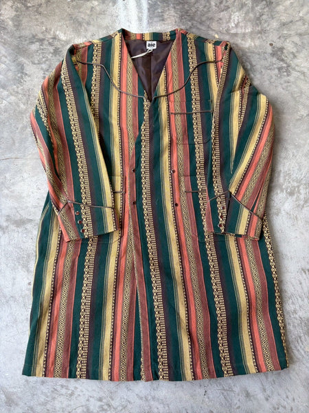 【AIE】WK Shop Coat - Cotton Dobby Stripe