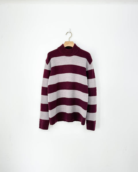 Needles BORDER MOCK NECK KNIT