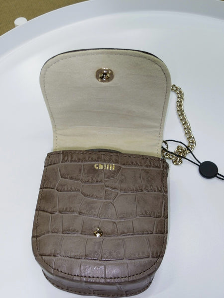 【ch!iii】WALLET NACKLACE BAG  | BROWN