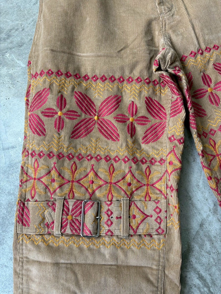 【AIE】PTB Pant - 14W Corduroy / Flower