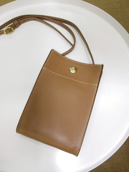 【S.MANO】SHOULDER POUCH | BLACK | CAMEL