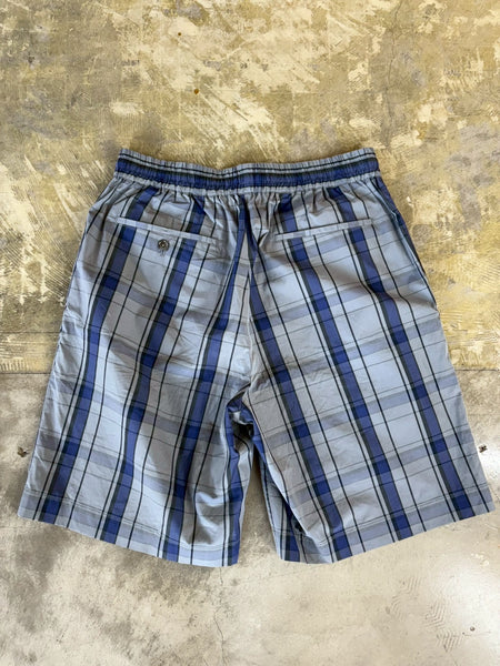 [Scye] PLAID COTTON POPLIN SHORT PANTS