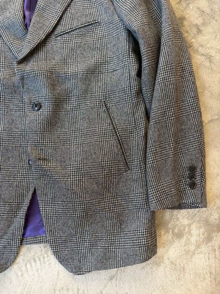 【Needles】Peaked Lapel 2B Jacket - Glen Plaid