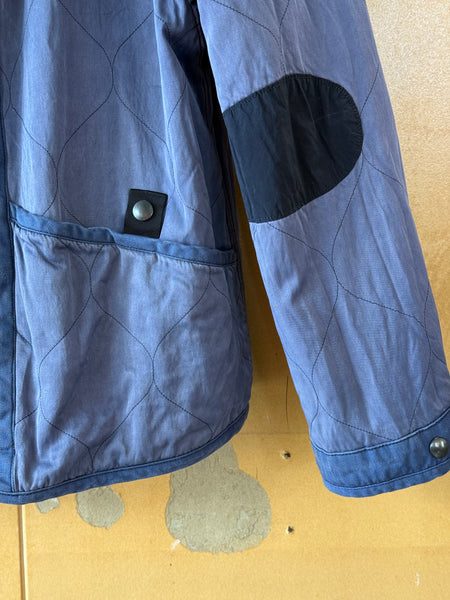 【Scye】GARMENT DYED SHELL JACKET | BLACK