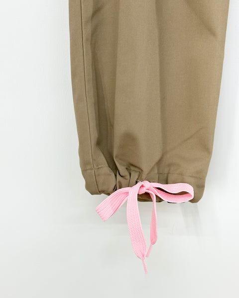 MASH UP MILITARY TROUSERS BEIGE