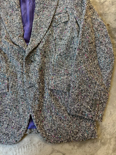 【Needles】2B Jacket - W/R/N/AC/PE Fancy Cloth