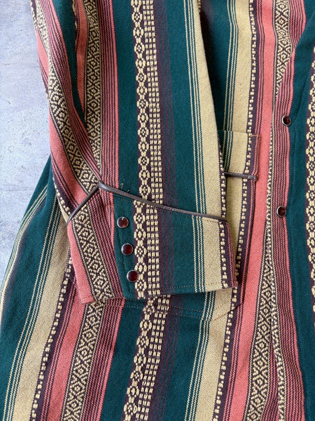 【AIE】WK Shop Coat - Cotton Dobby Stripe