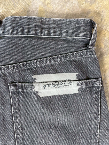 [TRISECT2] DENIM SHORT PANTS | BLACK