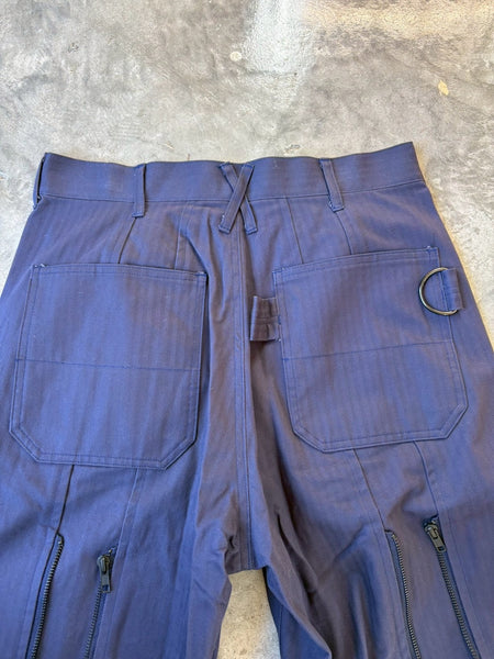 【AIE】PTB Pant - Cotton Herringbone | NAVY