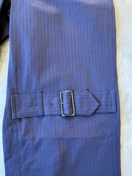 【AIE】PTB Pant - Cotton Herringbone | NAVY