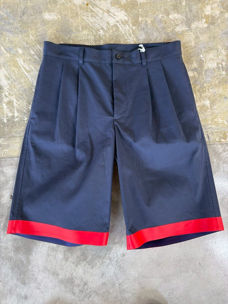 [Traditional Weatherwear] RUBBER SHORT PANTS | NAVY