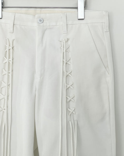 elephant TRIBAL fabrics LACE UP WORK PANTS