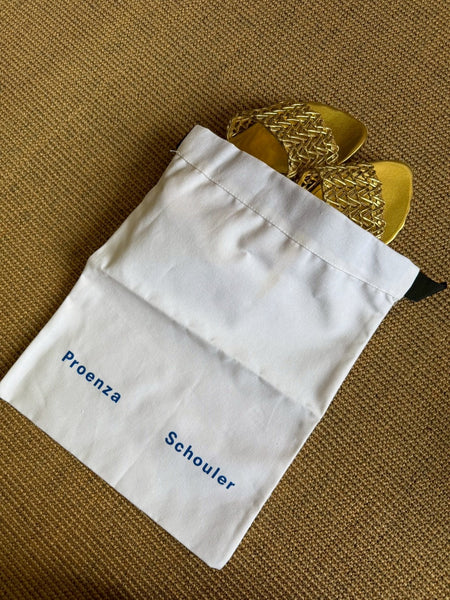 【 PROENZA SCHOULER 】WOVEN NAPPA SANDALS