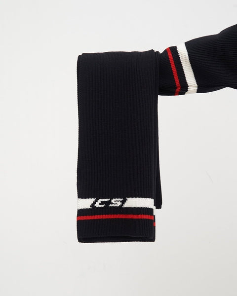 CMMN SWDN LOGO STRIPE LARGE SCARF