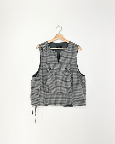 ENGINEERED GARMENTS FLANNEL COVER VEST