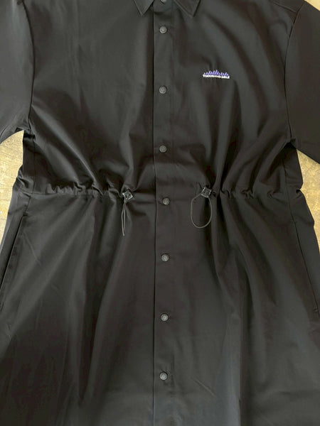 【THOUSAND MILE】SHIRT ONE PIECE | BLACK |