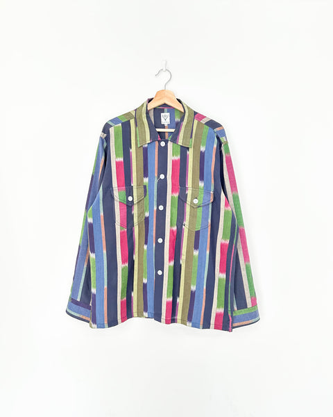 South2 West8 STRIPE SMOKEY SHIRT