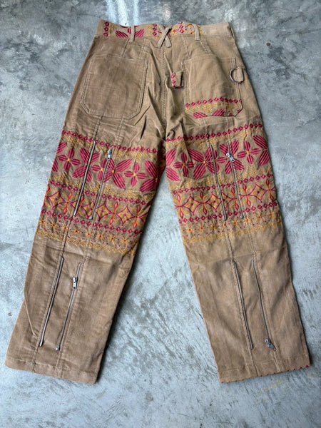 【AIE】PTB Pant - 14W Corduroy / Flower