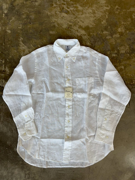 【GAMBERT】LINEN BD SHIRT |  WHITE |