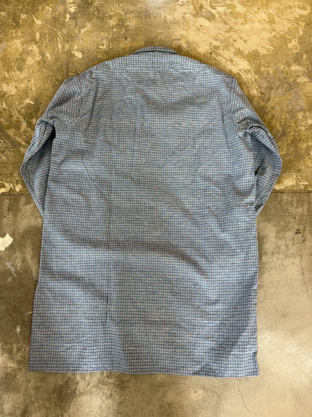 【BAYCREW'S】VINTAGE CHECK LONG SHIRT | BLUE