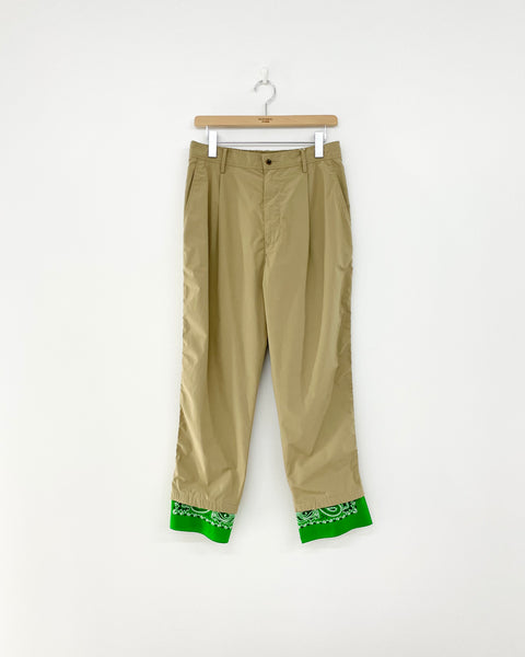 【MASH UP】BANDANA HEM  EASY PANTS