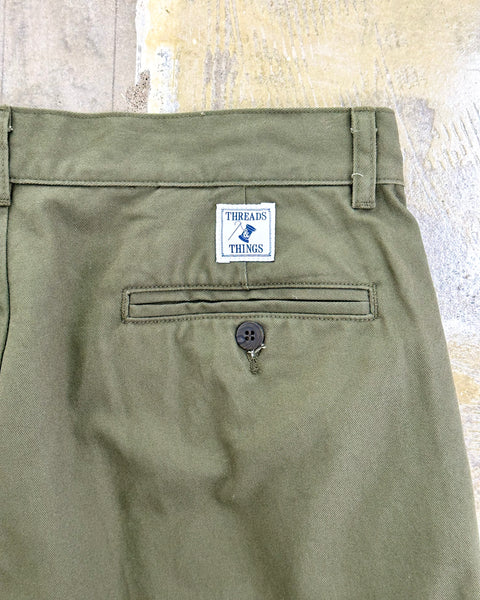 MASH UP MILITARY TROUSERS OLIVE