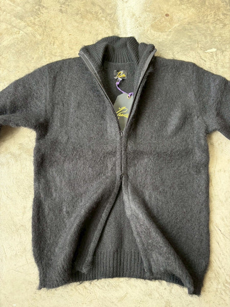 【Needles】Zipped Mohair Cardigan - Solid
