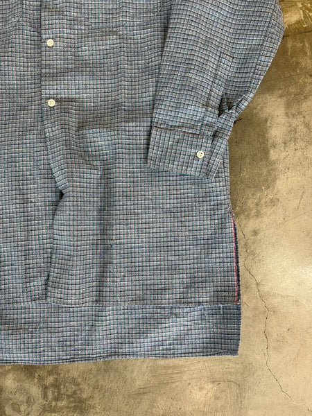 【BAYCREW'S】VINTAGE CHECK LONG SHIRT | BLUE
