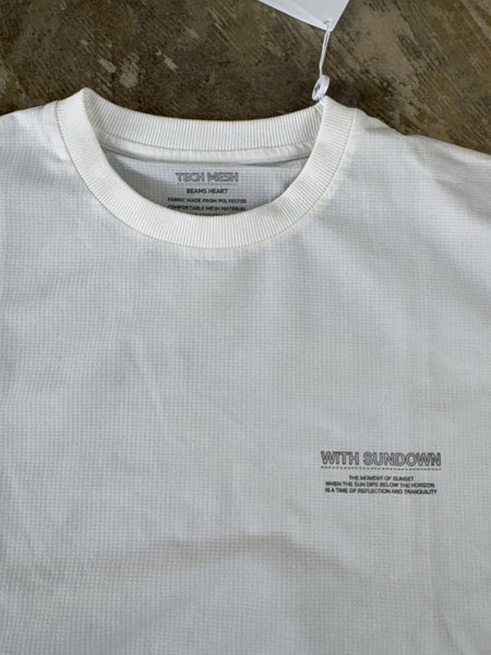 【BEAMS HEART】TECH MESH TEE
