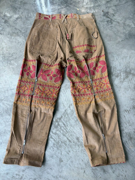 【AIE】PTB Pant - 14W Corduroy / Flower