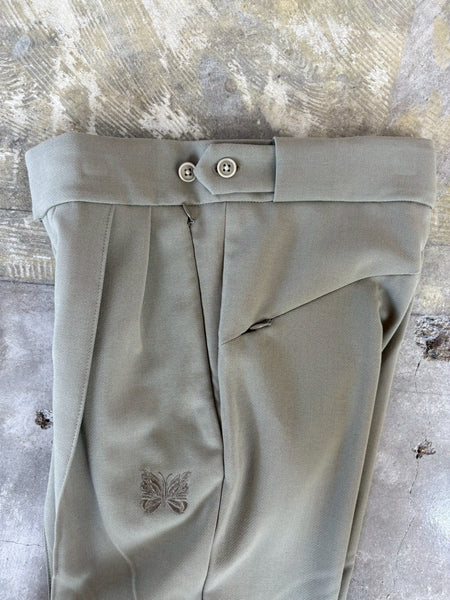 【Needles】TUCKED SIDE TAB TROUSER | KHAKI