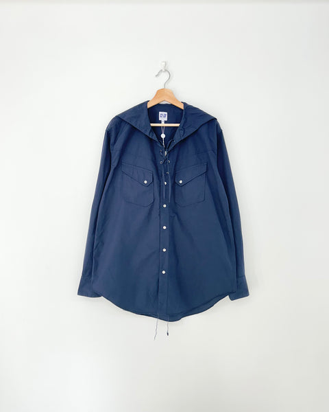 AIE BROADCLOTH SW SHIRT NAVY