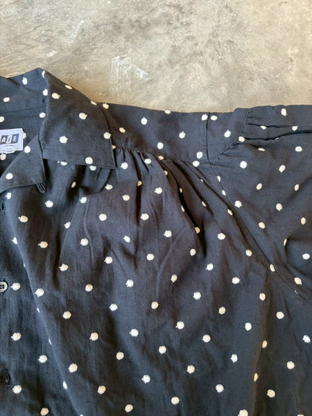 【AIE】Painter Shirt - Polka Dot Emb.