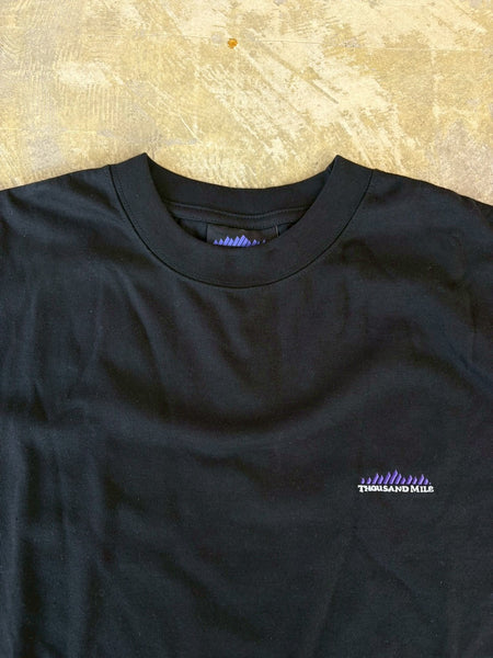 【THOUSAND MILE】DRAWCOAD T-SHIRT | BLACK
