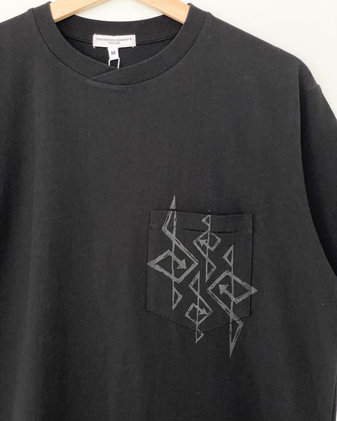 ENGINEERED GARMENTS NOTE BACK PRINT TEE