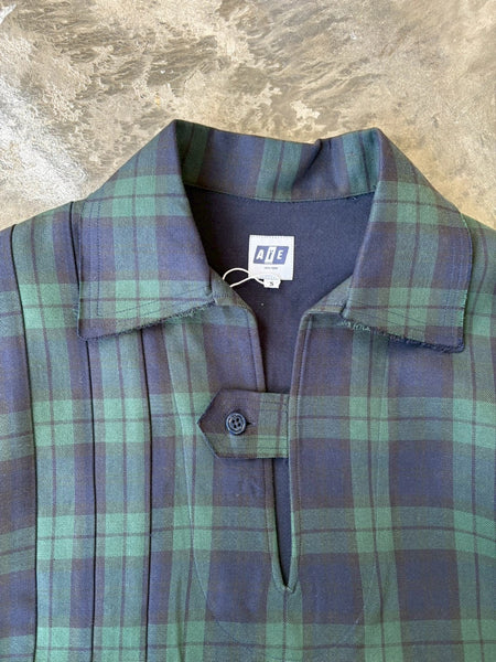【AIE】Lounge Shirt - Ct Plaid Double Twill