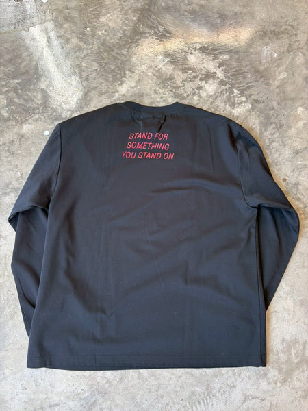 【TATRAS】×Phil America | CITY SOLITUDE L/S TEE | BLACK