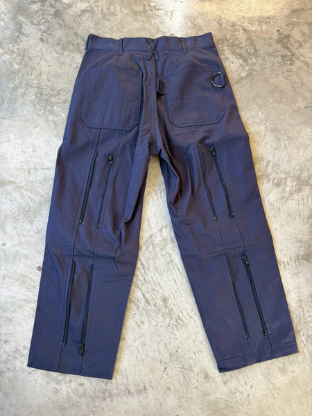 【AIE】PTB Pant - Cotton Herringbone | NAVY